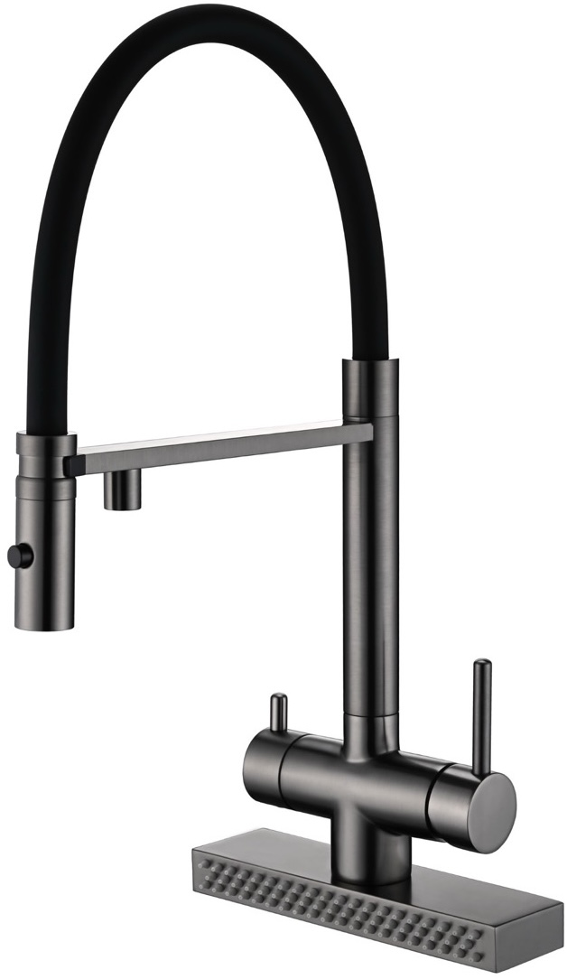 Каскадный смеситель Fabiano FKMC 3124 Black Steel (Cascad) (8231.403.1543)