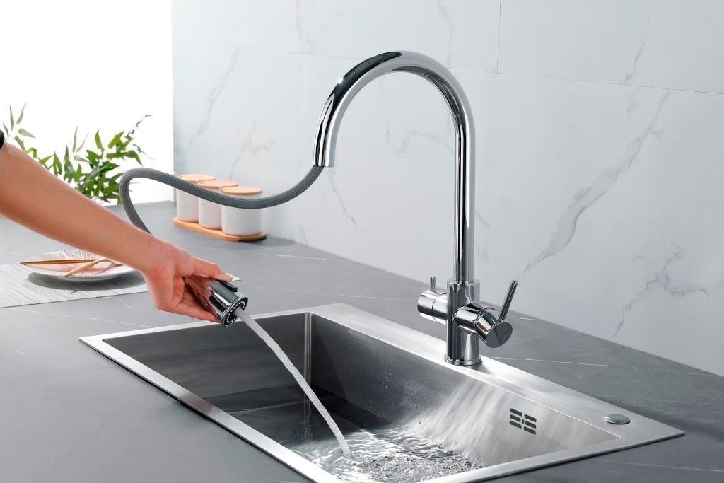 Змішувач для кухні Fabiano FKM 3122 Inox (8231.403.1151) відгуки - зображення 5