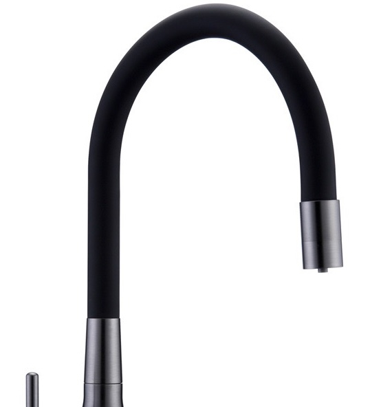 Змішувач для кухні Fabiano FKM 3126 SS Flex Nano Graphite (8231.401.1710) ціна 5379 грн - фотографія 2