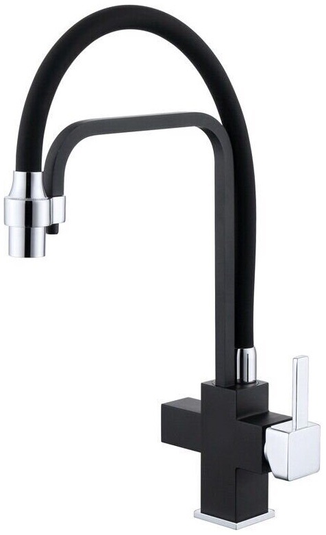 Змішувач для кухні Fabiano FKM 3111 Matt Black 02 (8231.403.0854)
