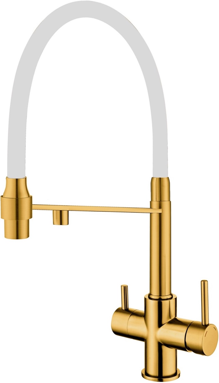 Змішувач для кухні Fabiano FKM 3143 Nano Gold (8231.403.1465)