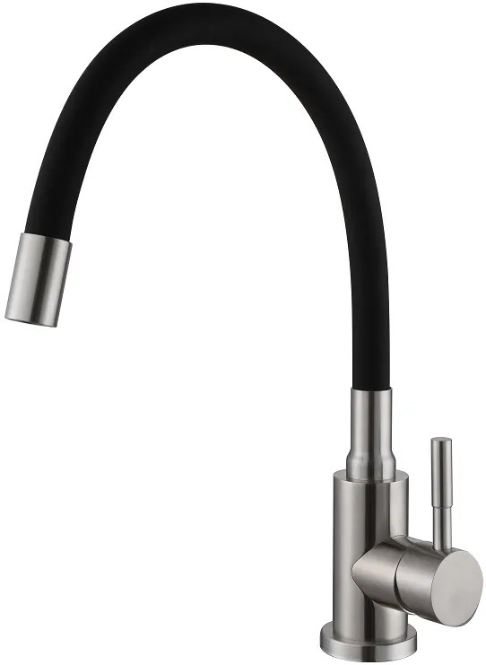 Відгуки змішувач для кухні Fabiano FKM 56 SS Flex Inox Black (8232.401.0905)