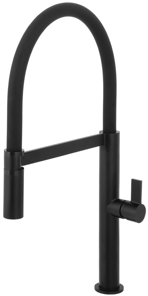 Змішувач для кухні Fabiano FKM 68P SS Velvet Black (8232.401.1448)