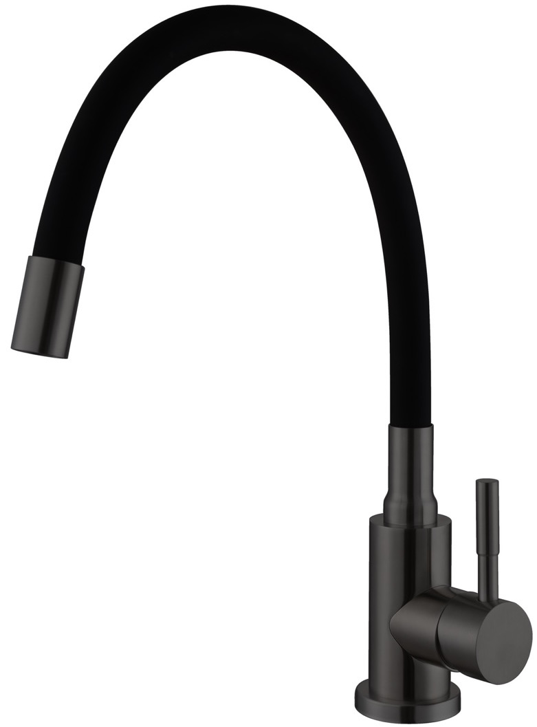 Змішувач для кухні Fabiano FKM 56 SS Flex Nano Graphite (8232.401.1666)