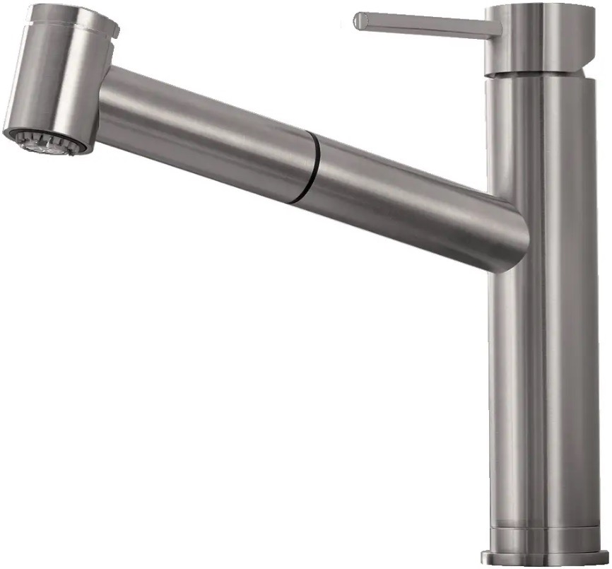 Змішувач для кухні Fabiano FKM 66P Inox (8232.403.0884)