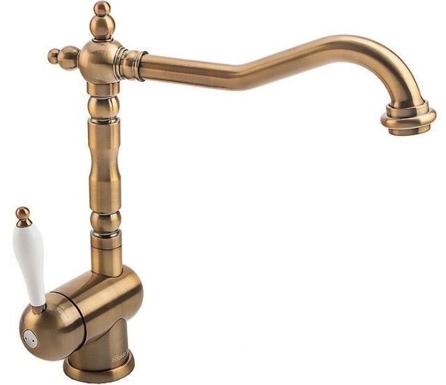 Змішувач для кухні Fabiano FKM 37 Brass Antique (8232.403.0343) ціна 5129 грн - фотографія 2