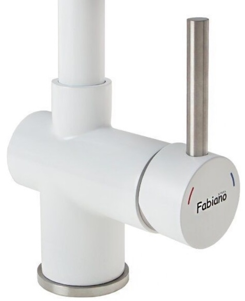 Смеситель для кухни Fabiano FKM 39 SS Alpine White (8232.401.0234) цена 3878 грн - фотография 2