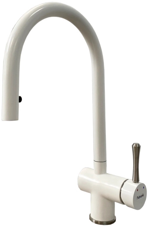 Змішувач для кухні Fabiano FKM 47P SS Alpine White (8232.401.0238)