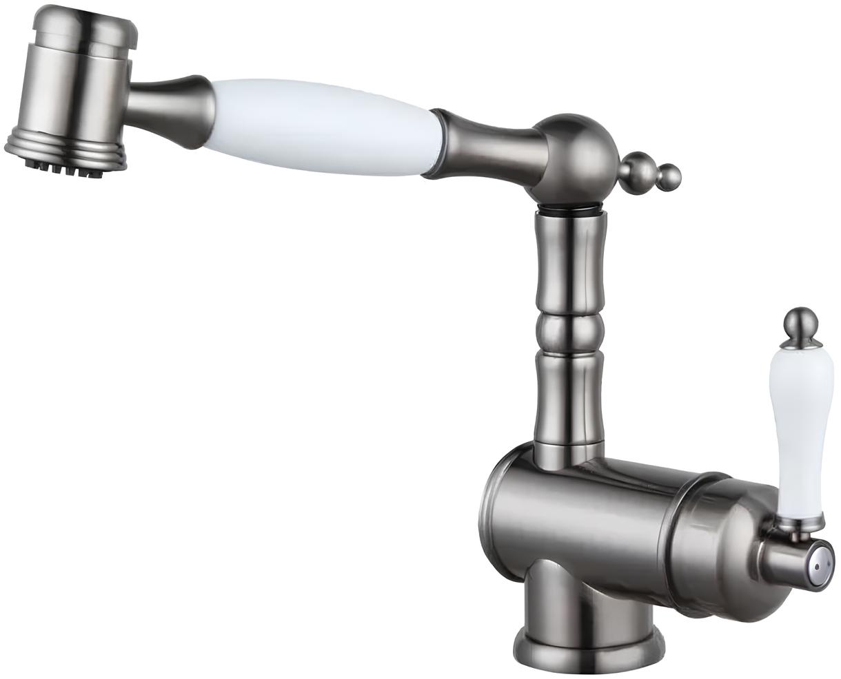 Змішувач для кухні Fabiano FKM 67P SS Inox Antique (8232.403.0753)