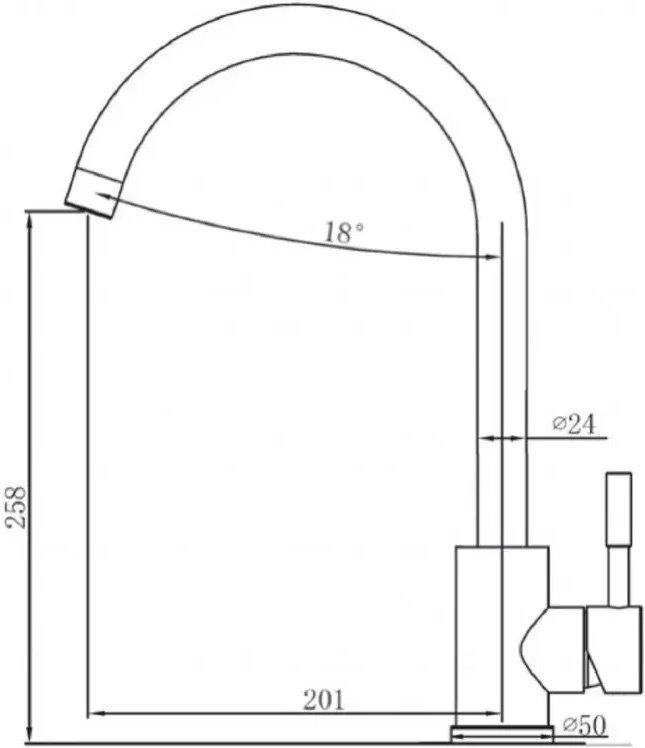 Fabiano SKF 850 ST Espresso (8232.401.0911) Габаритні розміри