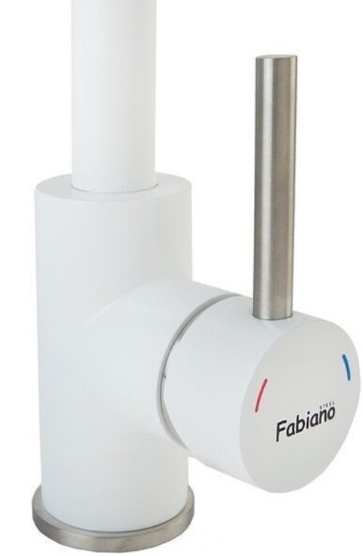 Змішувач для кухні Fabiano FKM 41 SS Alpine White (8232.401.0217) ціна 2669 грн - фотографія 2
