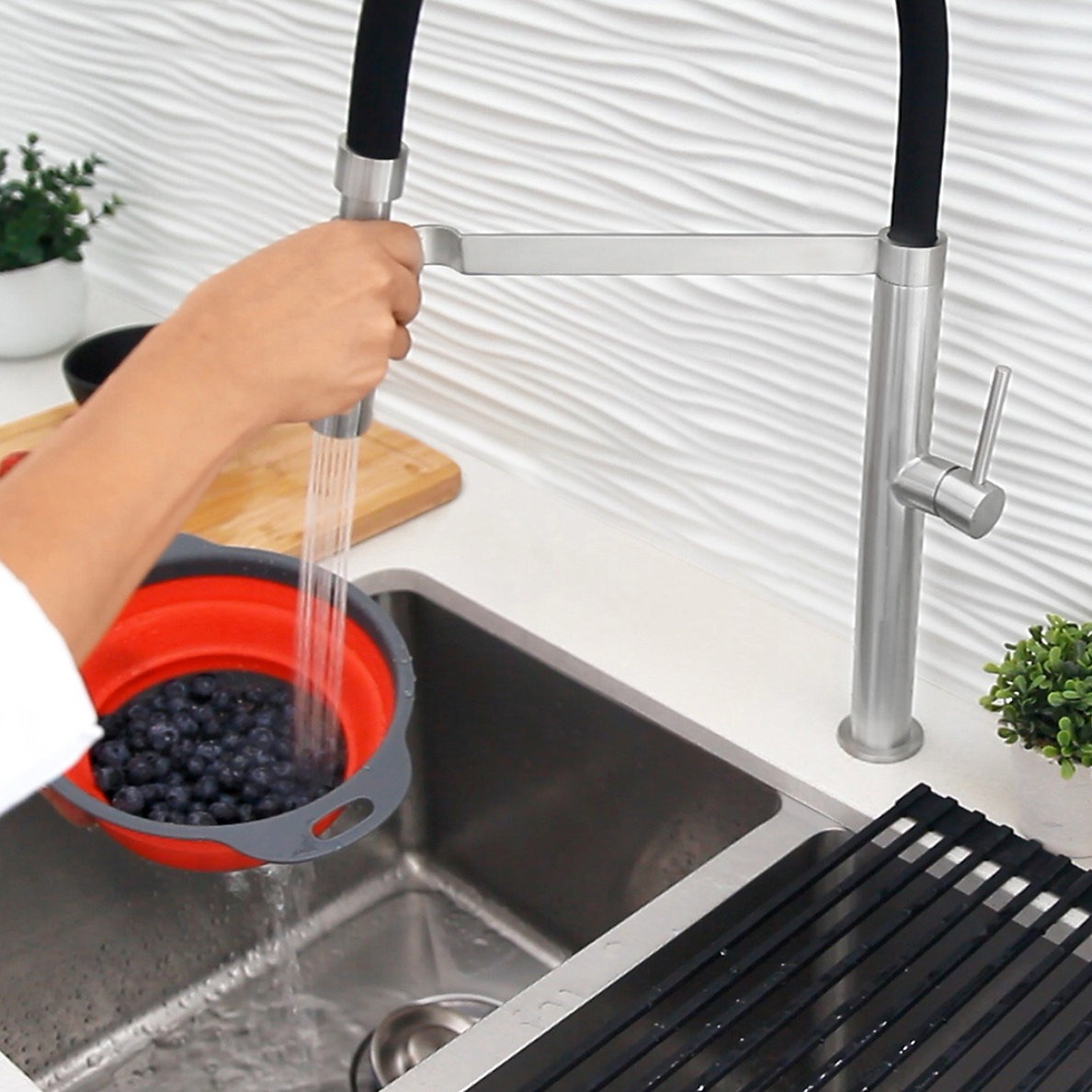 Змішувач для кухні Fabiano FKM 68P SS Inox (8232.401.1020) відгуки - зображення 5