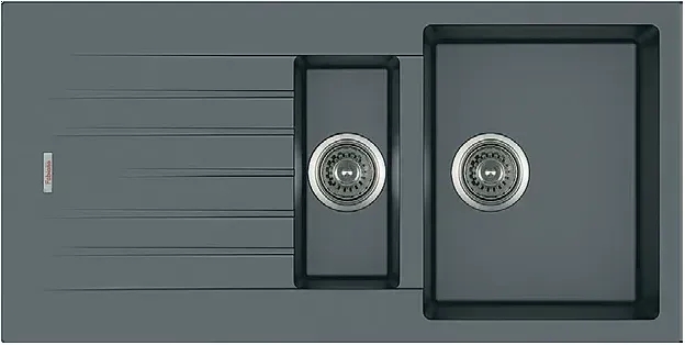 Кухонна мийка Fabiano Classic 100x50x15 Titanium (8221.301.0020)