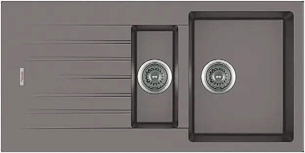 Кухонная мойка Fabiano Classic 100x50x15 Beton (8221.301.0652)
