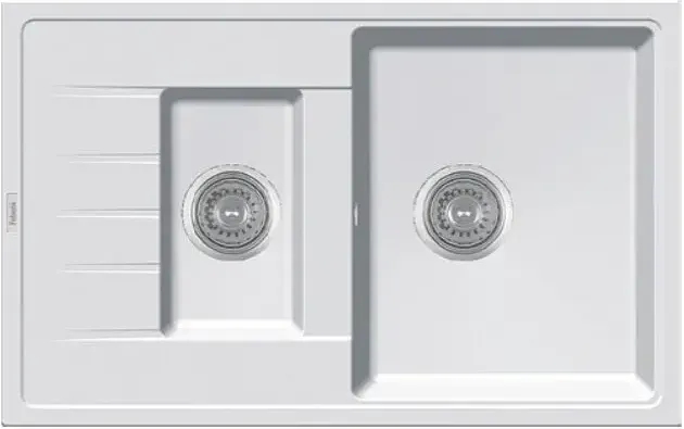 Кухонна мийка Fabiano Classic 78x50x15 Alpine White (8221.201.0473)