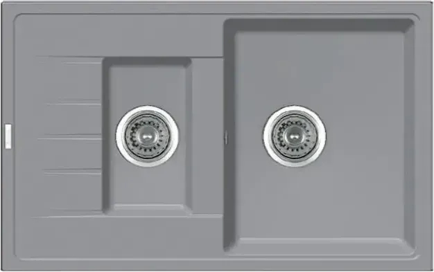Кухонна мийка Fabiano Classic 78x50x15 Grey Metallic (8221.201.0069)
