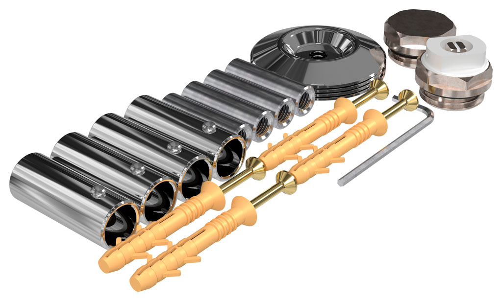 в продаже Комплект скрытого подключения Deffi Классик хром (C.SPAD.36.40.25.C) - фото 3