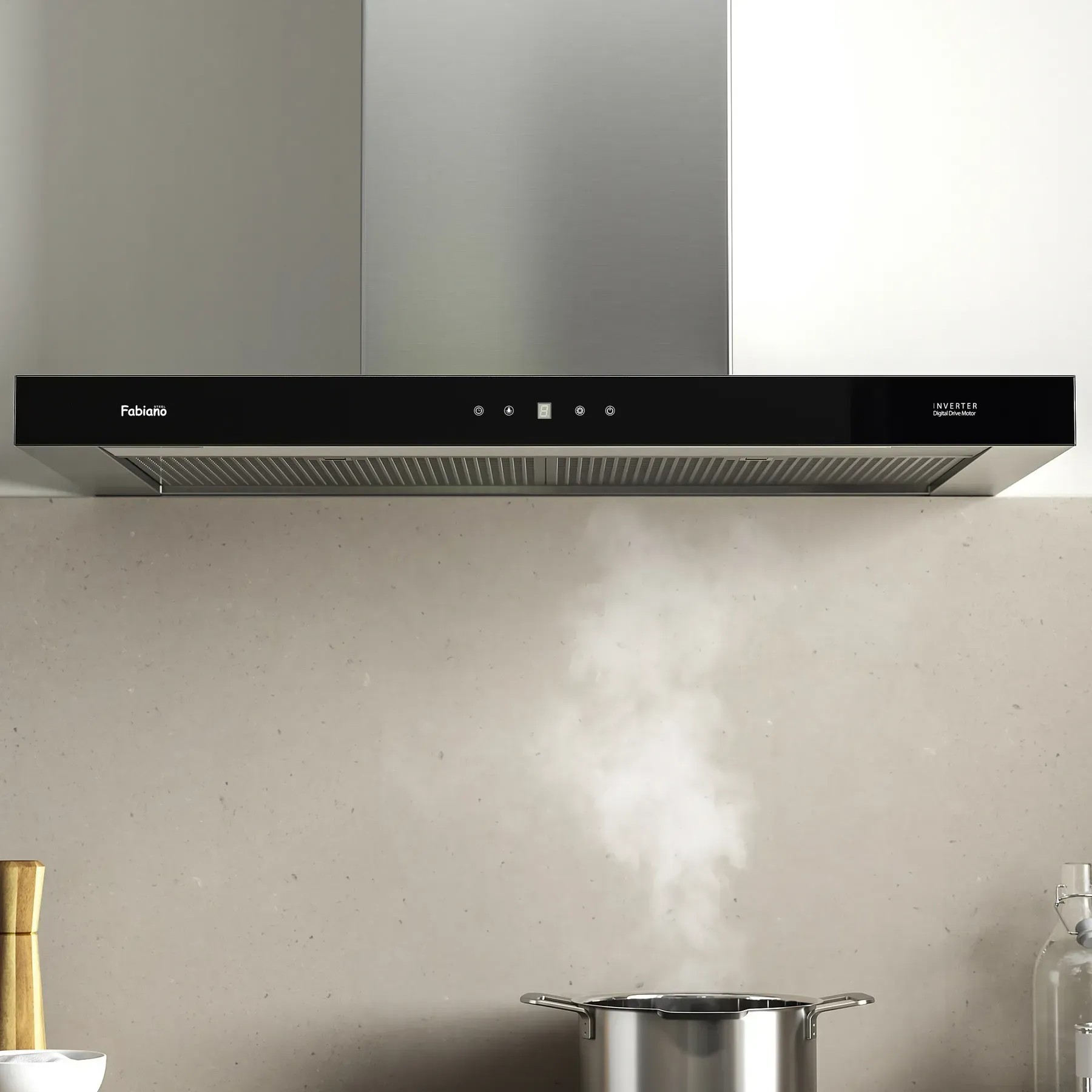 Кухонная вытяжка Fabiano Linea 90 Silent Inox обзор - фото 8