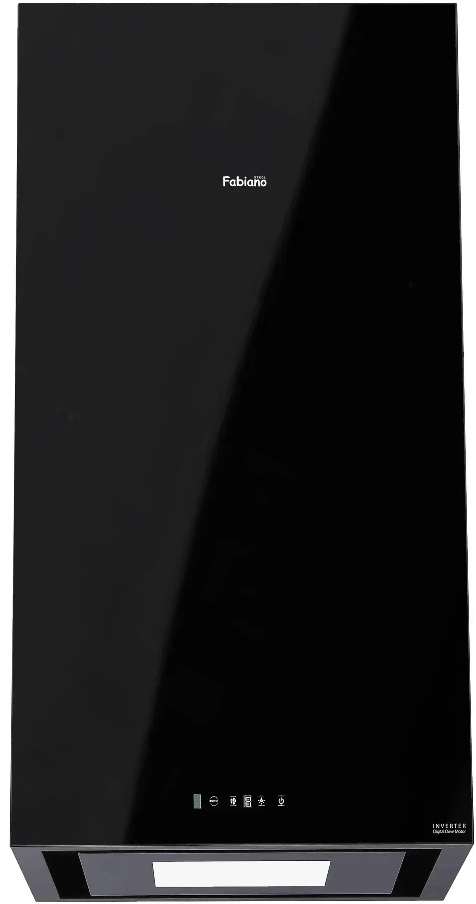Кухонная вытяжка Fabiano Qubo 45 Black Glass