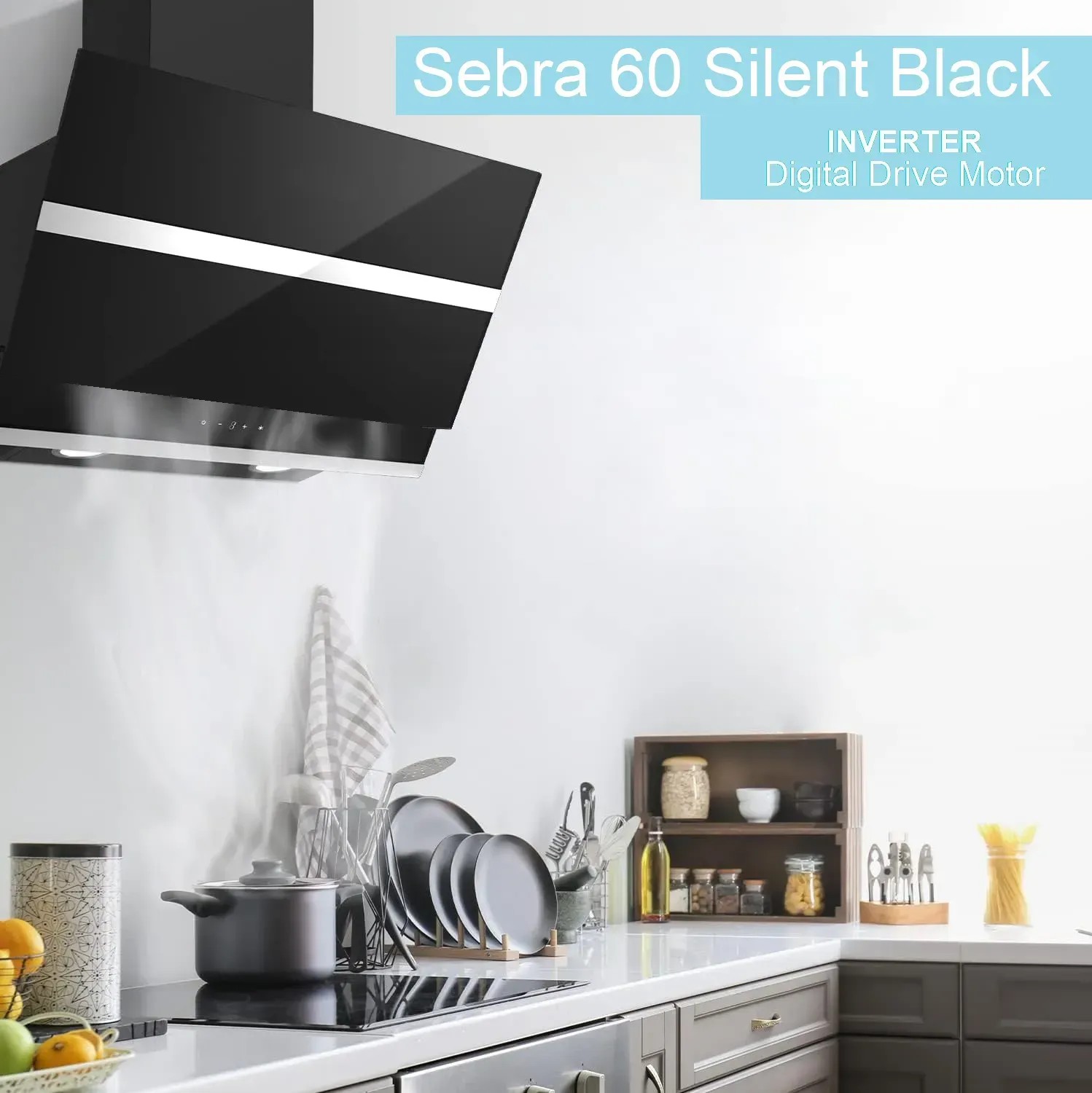 Кухонная вытяжка Fabiano Sebra 60 Silent Black отзывы - изображения 5