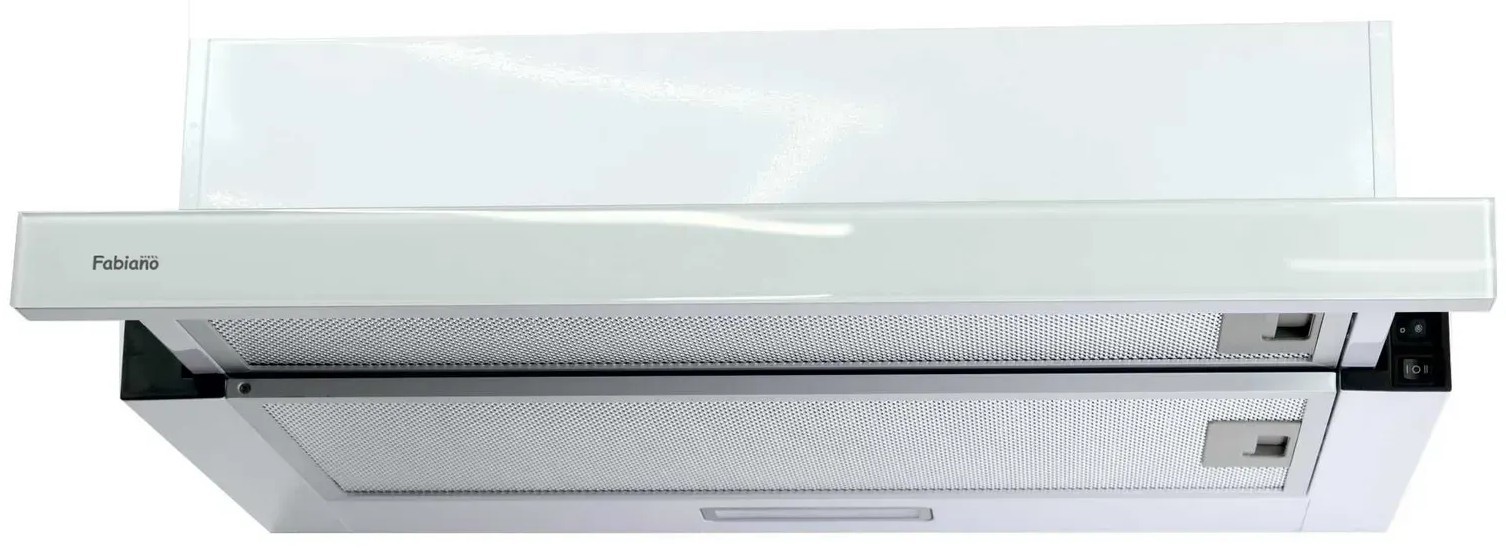 Кухонная вытяжка Fabiano SlimLine 60 White Glass