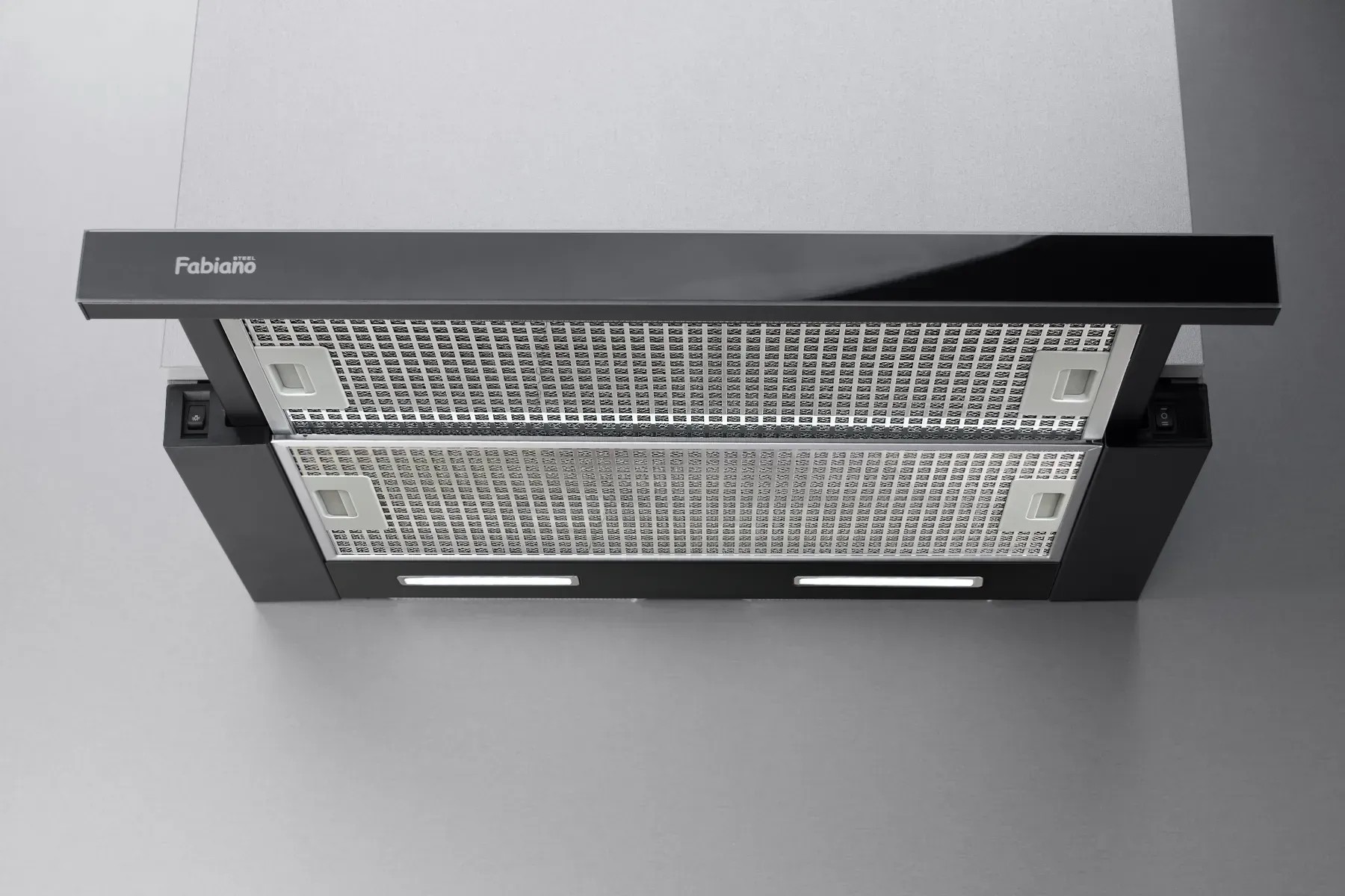 Кухонная вытяжка Fabiano SlimLine 60 Black Glass цена 4128 грн - фотография 2