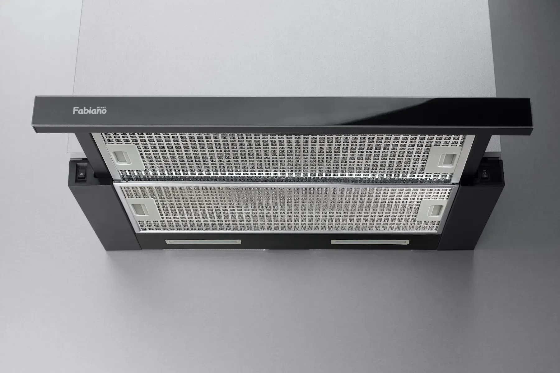 Кухонная вытяжка Fabiano Neoslim 60 Black Glass