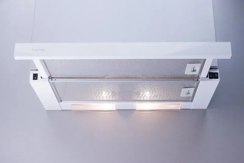 Кухонная вытяжка Fabiano Slim 60 Lux White Glass цена 5046 грн - фотография 2