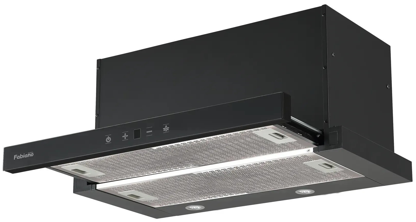 Кухонная вытяжка Fabiano Smart 60 Lux Black Glass