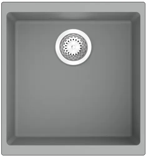 Fabiano Navio 43x46 Grey Metallic (8221.301.1700)