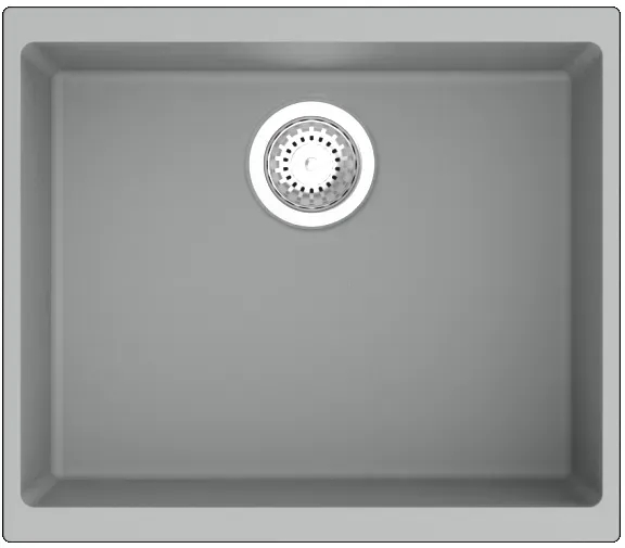 Fabiano Navio 53x46 Grey Metallic (8221.301.1634)