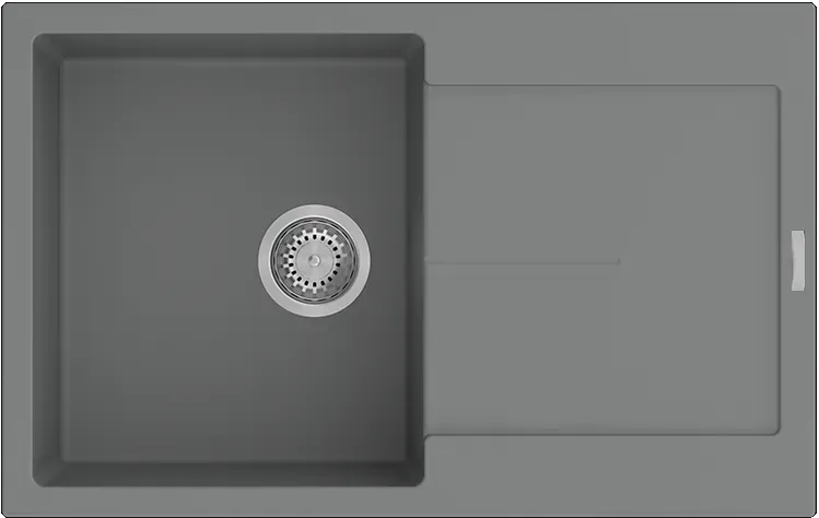 Кухонная мойка Fabiano Navio 79x50 Grey Metallic (8221.301.1552)