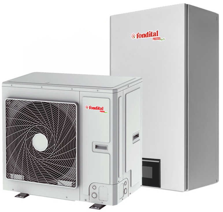 Тепловий насос Fondital Procida AWS/IWU 10 (DPBU2XWS10+DPBU2XWU10)