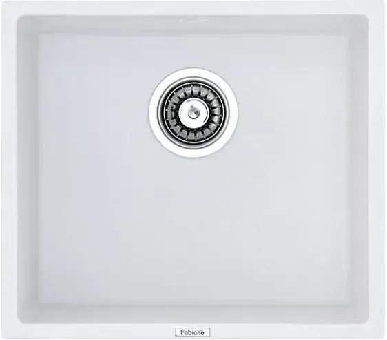 Кухонная мойка Fabiano Quadro 45x40 Alpine White (8221.301.0457)