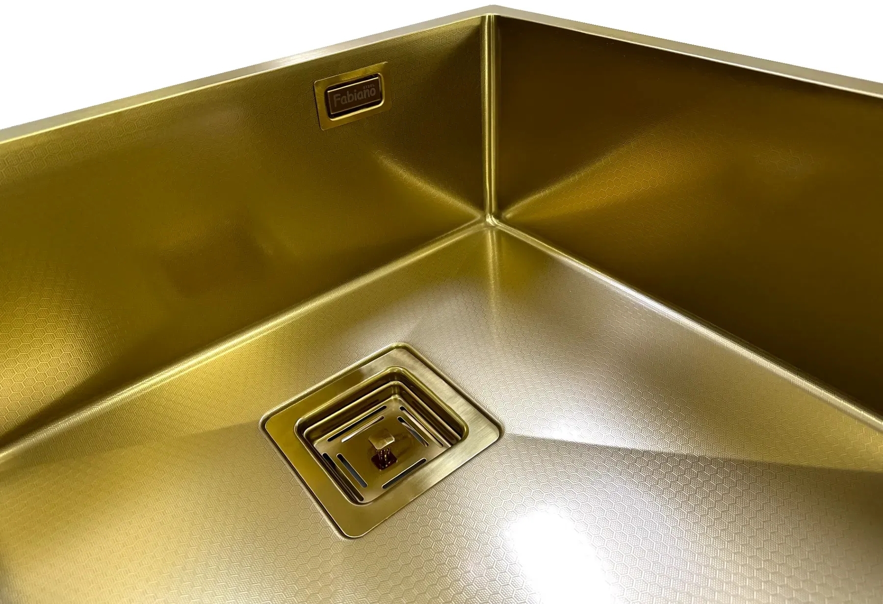 Кухонная мойка Fabiano Quadro 53 Celldecor Nano Gold (8216.401.1669) отзывы - изображения 5