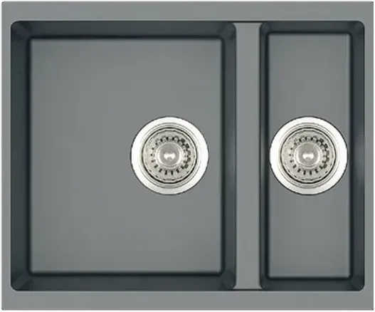 Кухонная мойка Fabiano Quadro 56x46x15 Titanium (8221.301.0649)