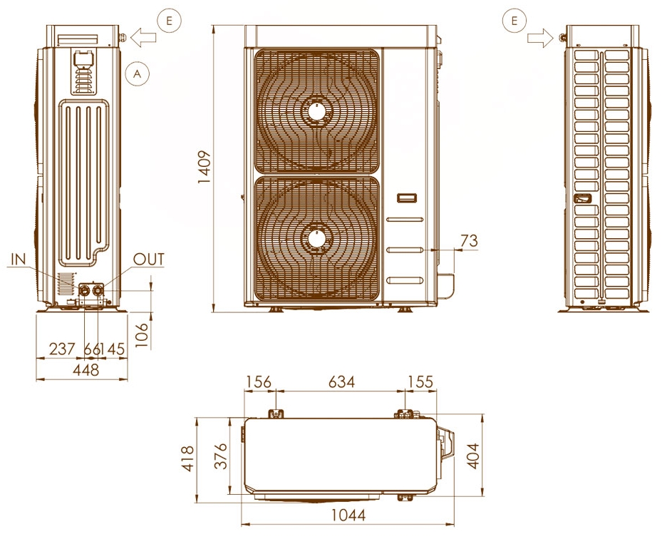 Maxa i32-V5/KA/GI16T Габаритні розміри