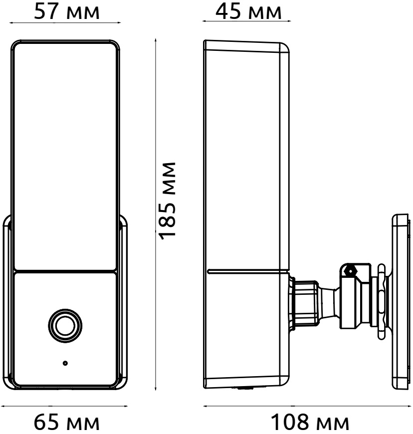 Engo Controls ECAM-L1 (932384202) Габаритні розміри