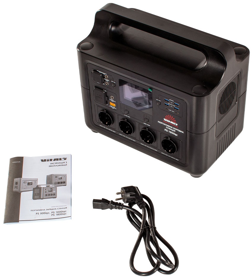 Портативная зарядная станция Vitals Professional PS 1800qc характеристики - фотография 7