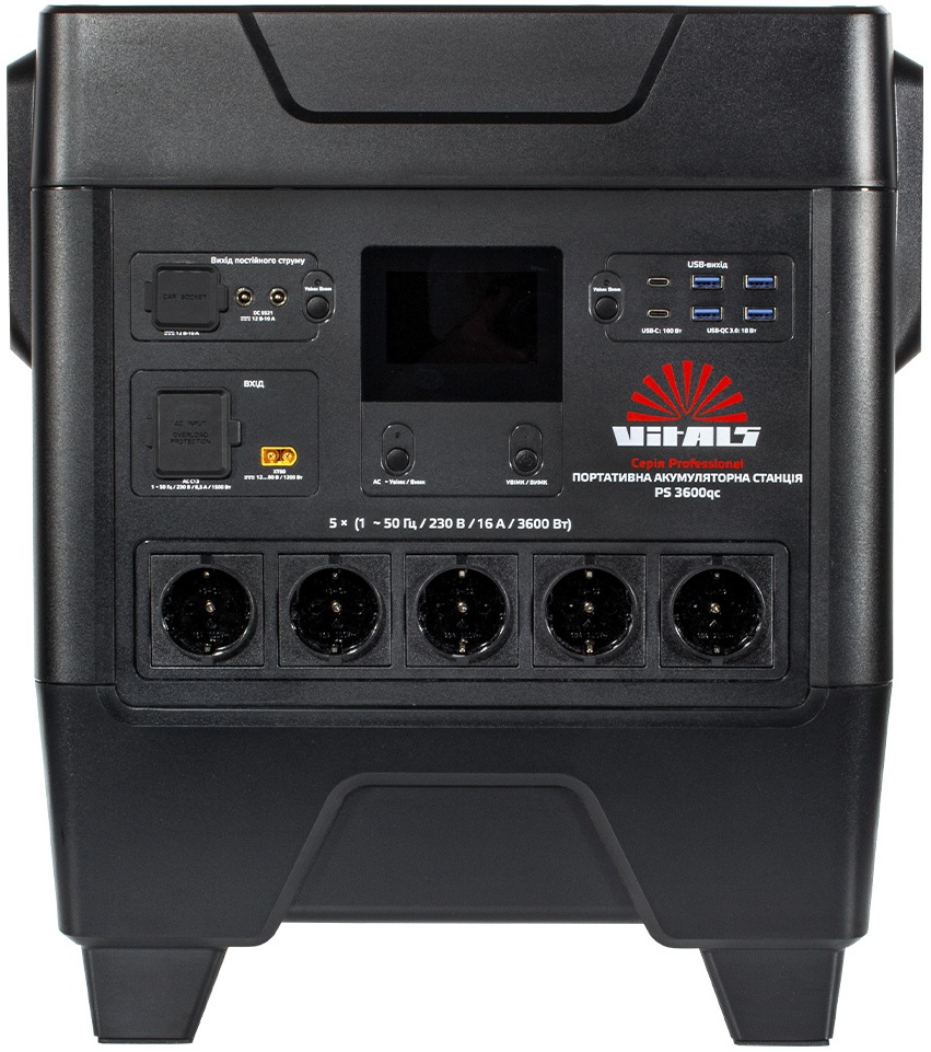 Портативна зарядна станція Vitals Professional PS 3600qc ціна 62849 грн - фотографія 2