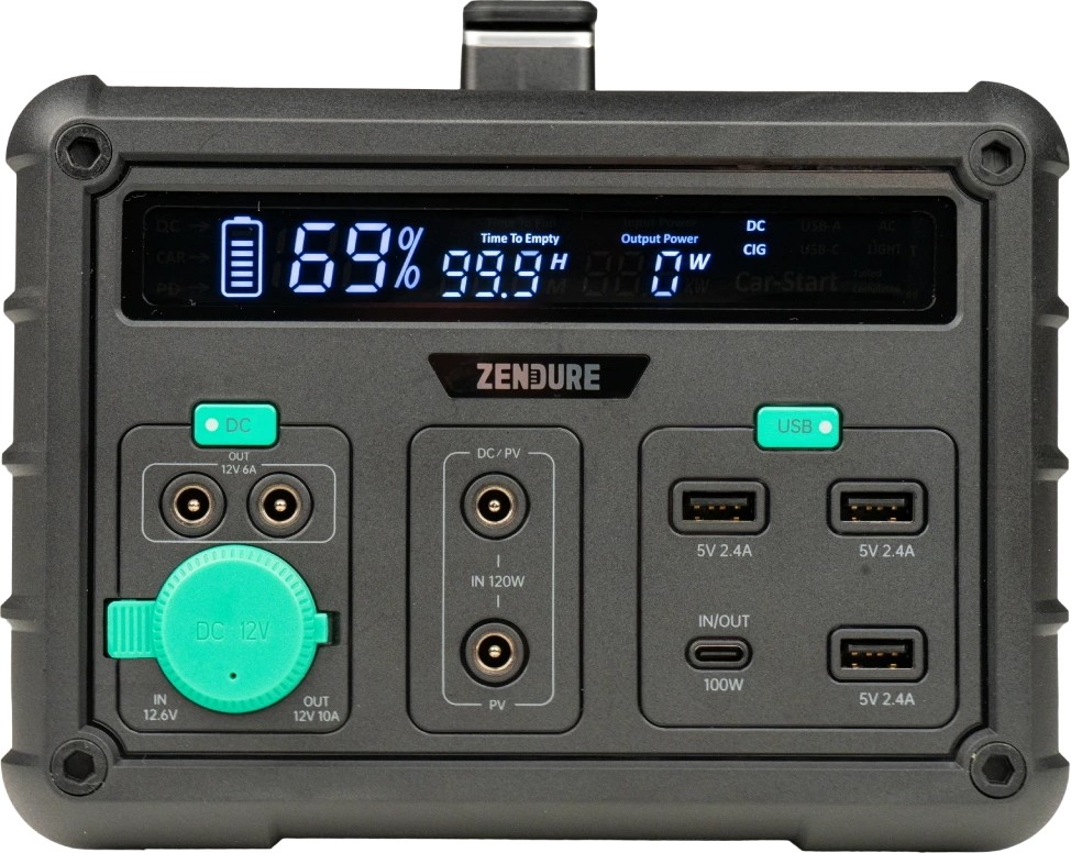 Портативна зарядна станція Zendure SuperBase 600M (ZDSB600M-gy-eu) ціна 11707 грн - фотографія 2