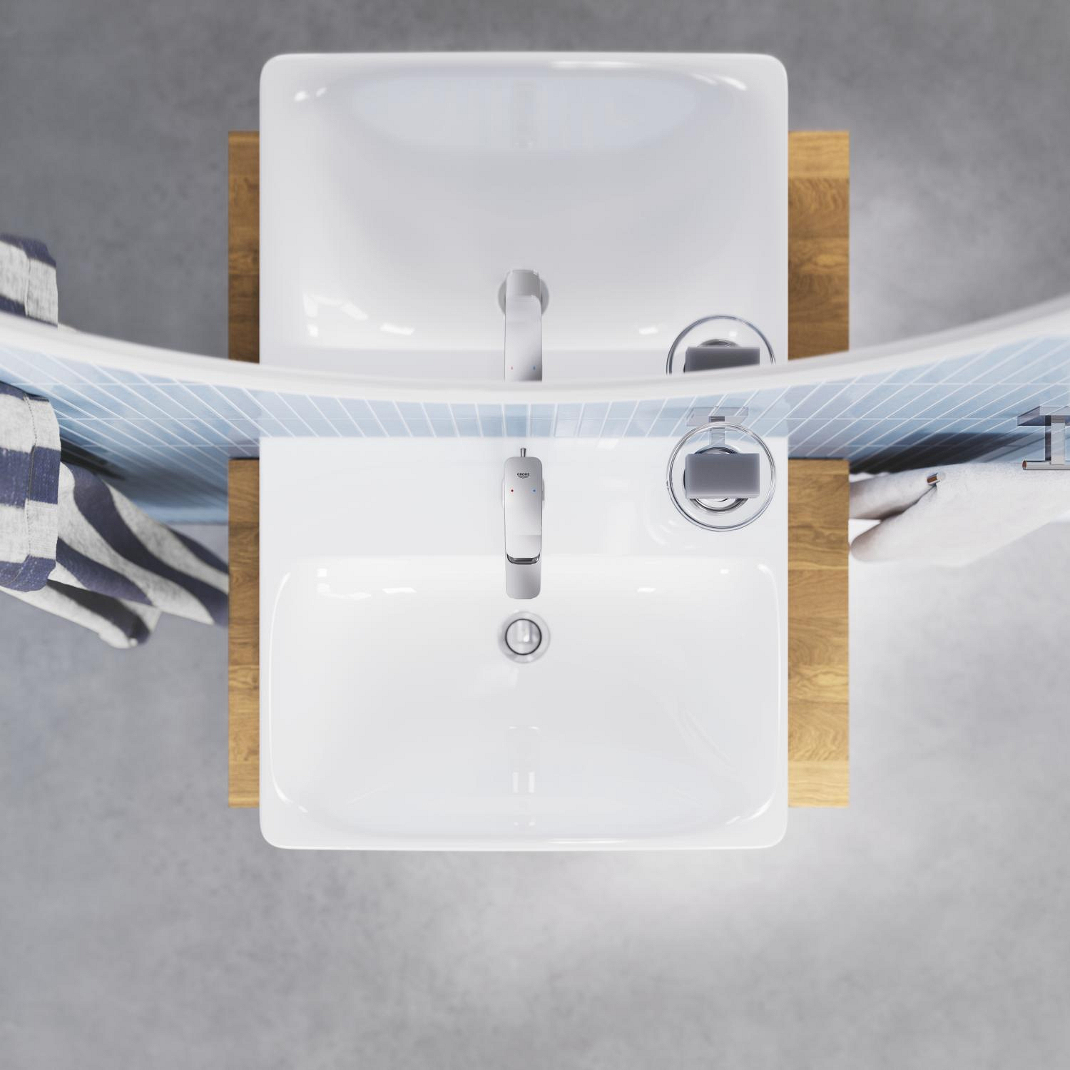 огляд товару Змішувач Grohe QuickFix Dice 1018320000 - фотографія 12