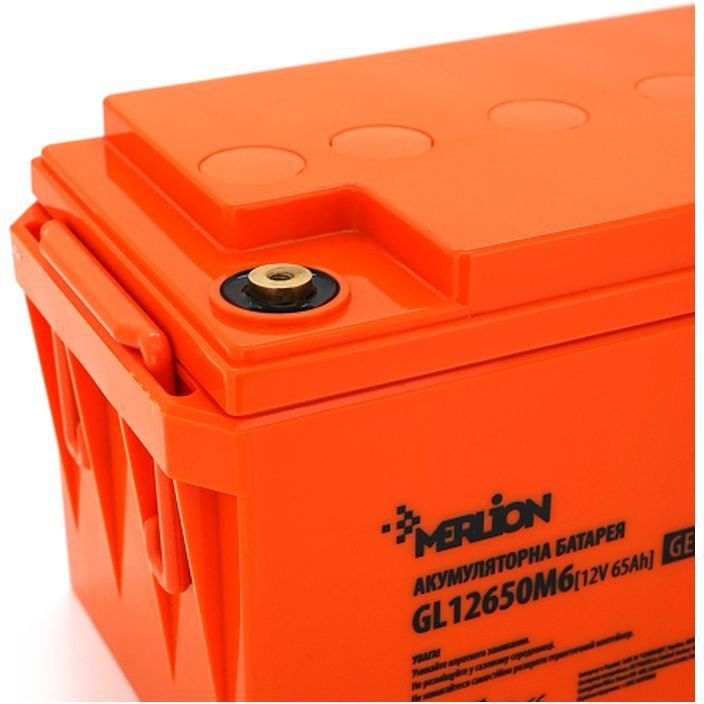 Акумулятор Merlion 12V-65Ah (G12650M6 GEL) ціна 5855 грн - фотографія 2