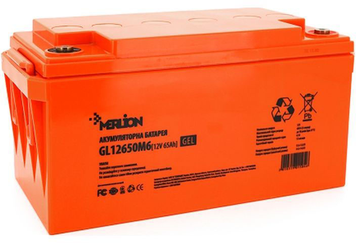 Акумулятор Merlion 12V-65Ah (G12650M6 GEL)