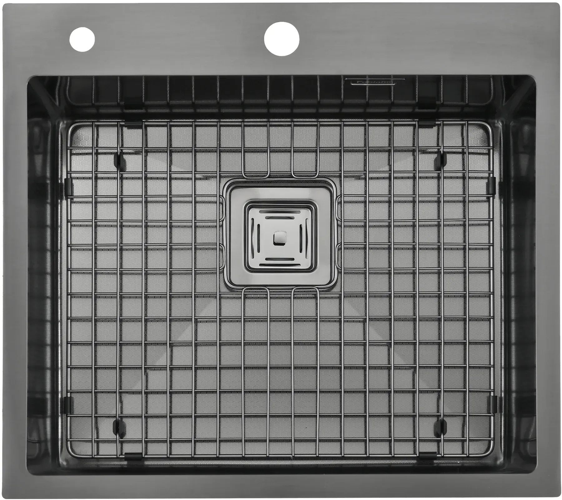 Кухонная мойка Fabiano Top 56 Celldecor Nano Graphite (8216.401.1689)
