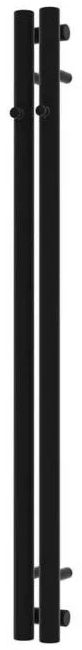 Полотенцесушитель Terma Rolo Hanger 1200x95 Ral 9005 matt (WGROW120009K9M5SX)