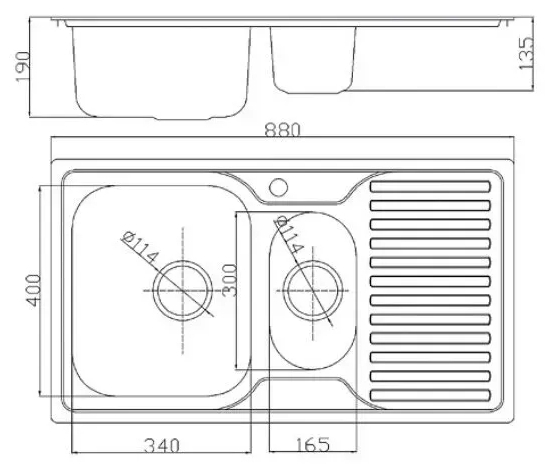 Fabiano 88x50 микродекор (8211.401.0449) Габаритные размеры