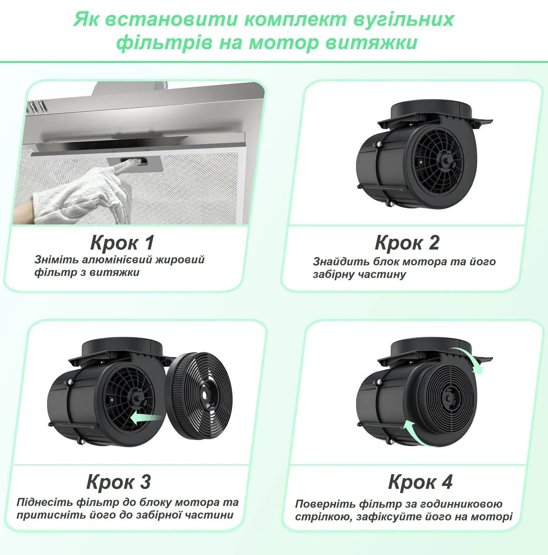 Комплект вугільних фільтрів Fabiano Universal YT971.1000.05 (8100.504.0382) ціна 709 грн - фотографія 2