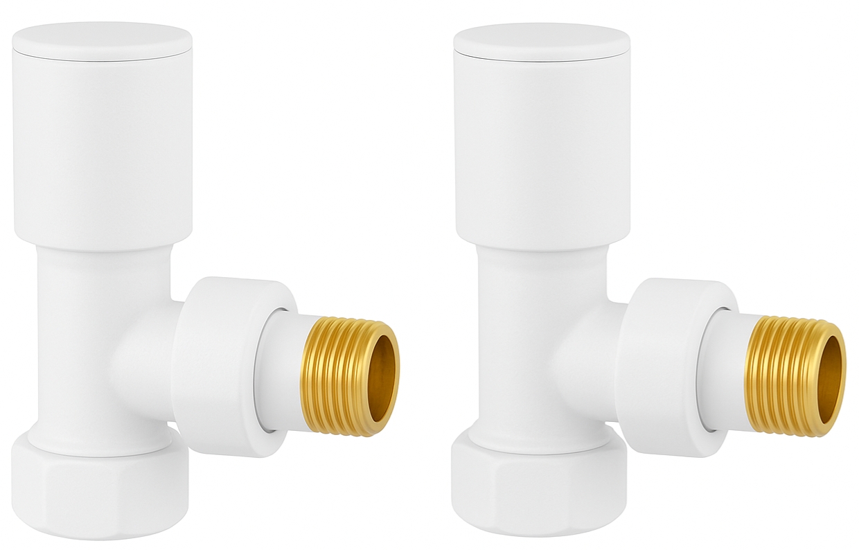Комплект кранов Warm Well VAW 1/2" White цена 1296 грн - фотография 2