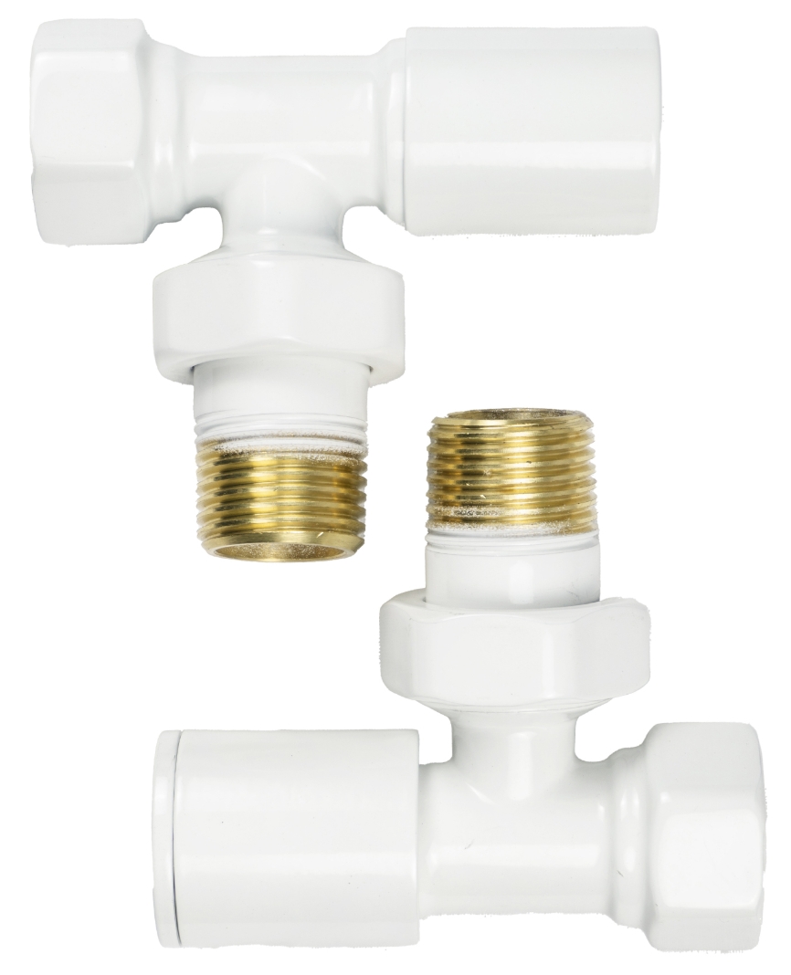 Комплект кранов Warm Well VAW 1/2" White